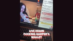 live drain 🫦 fucking harper’s wallet