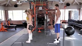 Serena Avery In Splash of Cum During Workout