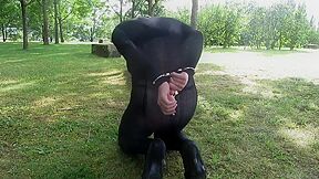 Men In Selfbondage Outdoors