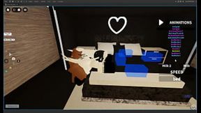 Black cock&#x1F346; destroys blonde bitch's tight pussy&#x1F32E;&#xFE0F; in Roblox
