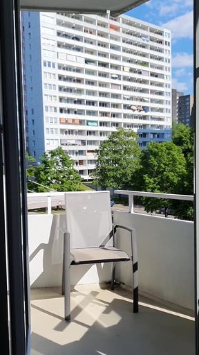 Daring in the hotel corridor and on the balcony   Clip 1