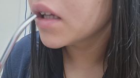 She spends all her time drinking mate at work