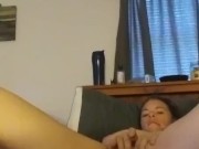 Mom uses toys to squirt while daddy is at work!!!! REAL ORGASM!