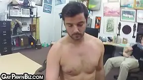 Pawn Shop Stud Rides Top Cock In Office After Dicksucking