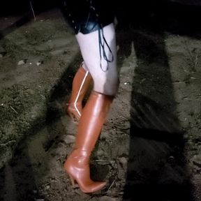 Walk in muddy 7 inch boots