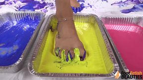 Transforming Empty Canvas Into a Masterpiece for Foot-loving Men