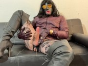 Sissy Glovecum 023 - Crossdress-Mess: 3 Cumshots