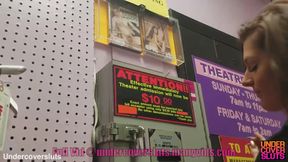 Hotwife creampie in adult theater