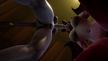 Futa Draenei Fuck Demon Girl Threesome - Warcraft Porn Parody