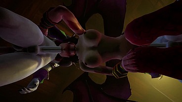 Futa Draenei Fuck Demon Girl Threesome - Warcraft Porn Parody