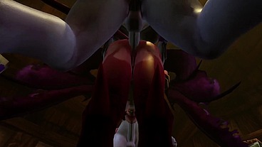 Futa Draenei Fuck Demon Girl Threesome - Warcraft Porn Parody