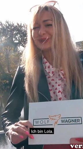 Stunning moment from "Real German Blind Date on Street with german skinny Milf"