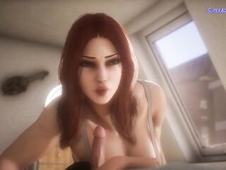 All That guy Wishes Is To Screw His Stepmom Biggest Butt - Anal Sex ( CG Realistic )