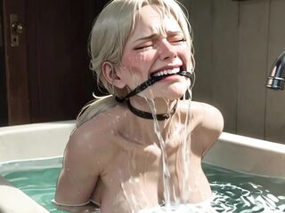 90 Year Old Granny Bathtub Servitude - Slutty & Begging to Be Filled