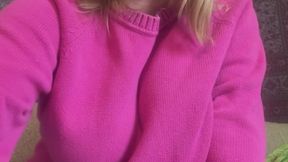 Burping in My Wholesome Sweater & Tie Dye Pants