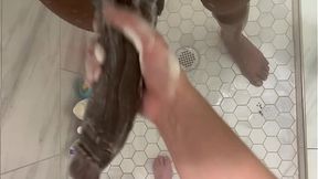Sweet girl &mdash;  please clean daddy's big cock&#x1F346;! Your sexy little slut loves it!