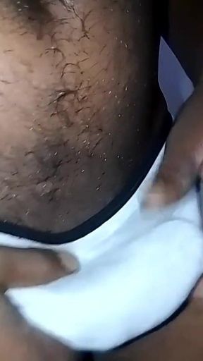 Next Door Aunty's Gray Panty Is Sneezed Hard and Sent Long All Over the Panty