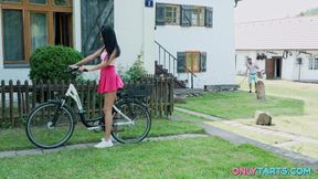 Summer Ride: Stepdaughter Takes Stepdad's Fat Cock on the Nature