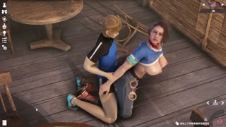 Honey Select 2:Passionate sex with Jill Vanlentin in a bar
