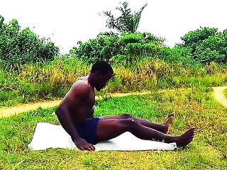 Fitness abdos en plein air – style salle de sport