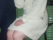 Lo prendo in bocca fuori al balcone e vengo innaffiata come un fiore