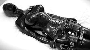 Bound and Vibrating Rubber Doll Gets Off