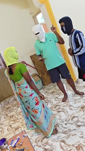 A Teacher Fucked by StepFather and Stepson