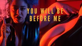 YOU WILL BE BEFORE ME - bbw goddess worship, boob fetish in latex