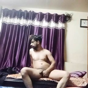 Asian boy masturbating