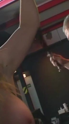 Humiliating pussy licking and hanging out
