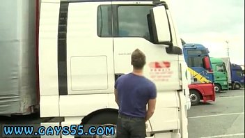 Sex gay fuck Saykov and Greg met up at the truck-stop for some one on