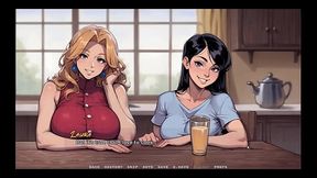 My New Girlfriend [ TABOO Hentai Game ] Ep.48 CAUGHT by my step FATHER in law with my STEP MOM and GF in the KITCHEN !