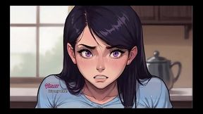 My New Girlfriend [ TABOO Hentai Game ] Ep.48 CAUGHT by my step FATHER in law with my STEP MOM and GF in the KITCHEN !