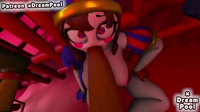 Pomni Big Tits Rough Blowjob Hentai Animation Hot Cumshot Exclusive HD