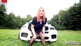 Alexis Fae & Sport - BMW i8 Road Test with Hot Blonde Bombshell
