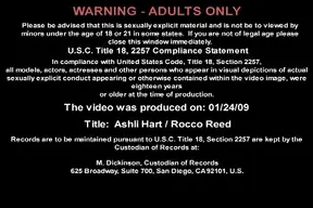 Hot blonde Ashli Hart deepthroats and fucks in bed with piercings