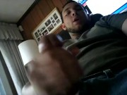 Using my pocket pussy