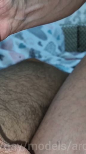 Deep throat in cum from daddy's big dick to skinny twink femboy! Fucking rubber holes and pouring cum!   Clip 1