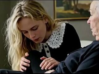 Blondie enjoys mature hotties ai clip