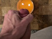 Cumming in the candle