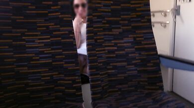 Buxom MILF Dada Deville Fucked Raw For Cash On Train Squirt Cumshot