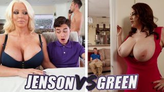 射精 – 巨乳の巨乳MILF PAWG Alura JensonとMaggie Greenが犯されるハードコアビデオ