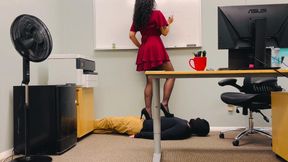 Stockings / heels - with a side of worship.