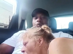 Blonde Blowjob Outdoor