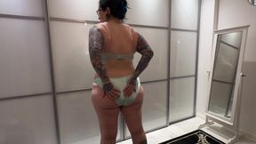 Trying on Shein Spring Lingerie Sets