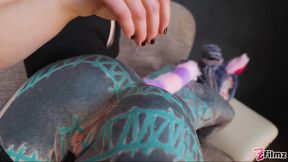 Pet Play Dominatrix Controls Tattoo Cat-girl - ZFilmzOriginals