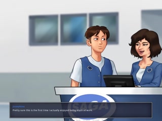 SUMMERTIME SAGA v0.20 - PT.223 - ASIAN BABE GIVES HEAD AT HER WORKPLACE