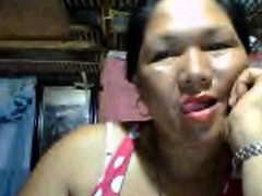 Filipina Elvie M. Flashes Tiny Asian Boobs on Webcam