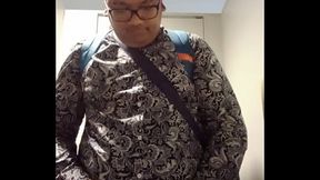 Vaibhav Jerks Off &amp_ Cums In A Public Toilet Whilst Smartly Dressed