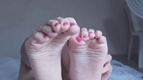 Sensual Foot Tease in Soft Lighting - Elegant &amp; Erotic Play